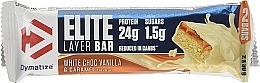 Fragrances, Perfumes, Cosmetics White Vanilla Chocolate and Caramel Protein Bar - Dymatize Elite Layer Bar White Choc Vanilla & Caramel