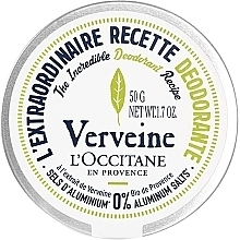 Fragrances, Perfumes, Cosmetics Verbena Cream Deodorant - L'Occitane Verbena Deodorant