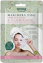 Hydrating & Brightening Face Mask - L'Amande Nature Moisturizing And Illuminating Face Mask — photo N1