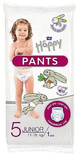 Junior Baby Diaper Panties 11-18 kg, size 5, 1 pcs - Bella Baby Happy Pants — photo N1