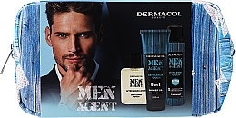 Set - Dermacol Men Agent Gentleman Touch I (after/shave/lotion/100ml + sh/gel/250ml + deo/spray/150ml) — photo N1