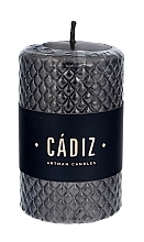 Decorative Candle, 7.3x11 cm, black - Artman Cadiz — photo N1