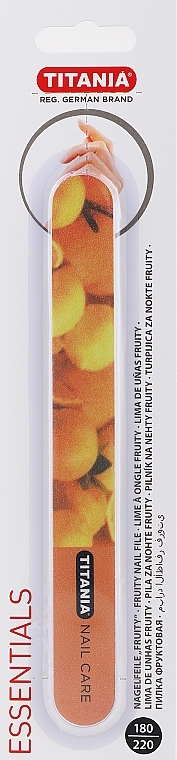 Nail File, orange - Titania Nail File Fruity — photo N1