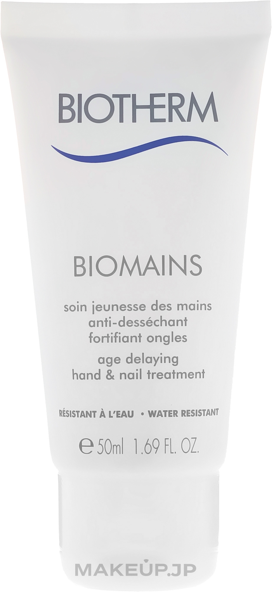 Hand Cream - Biotherm Biomains Age Delaying Hand & Nail Treatment — photo 50 ml