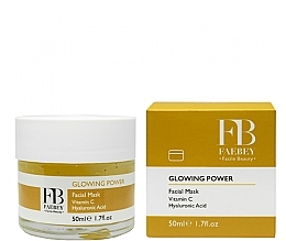 Fragrances, Perfumes, Cosmetics Hydrating Gel Face Mask - Faebey Glowing Power Facial Mask