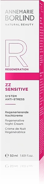 Regenerating Night Face Cream - Annemarie Borlind ZZ Sensitive System Anti-Stress Regenerative Night Cream — photo N1