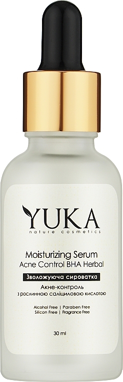 Moisturizing Acne-Control Serum with Vegetable Salicylic Acid - Yuka Moisturizind Serum — photo N1