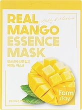 Sheet Mask with Mango Extract - FarmStay Real Mango Essence Mask — photo N1
