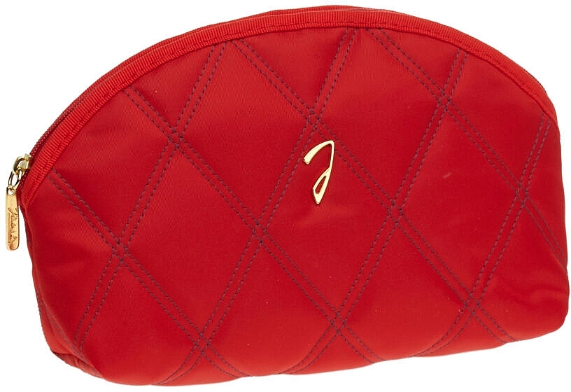 Makeup Bag, red - Janeke Small Quilted Red Pouch Empty Cod — photo N1