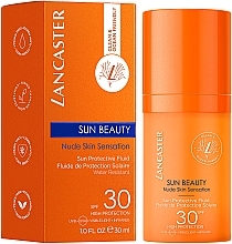 Facial Sun Fluid - Lancaster Sun Beauty Nude Skin Sensation Sun Protective Fluid SPF30 — photo N2