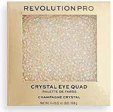 Makeup Eyeshadow Palette - Revolution Pro Crystal Eye Quad — photo N2