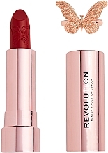 Lipstick - Makeup Revolution Precious Glamour Butterfly Velvet Lipstick — photo N2