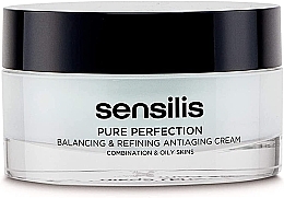 Night Face Cream - Sensilis Pure Perfection Balancing and Refining Antiaging Cream — photo N1