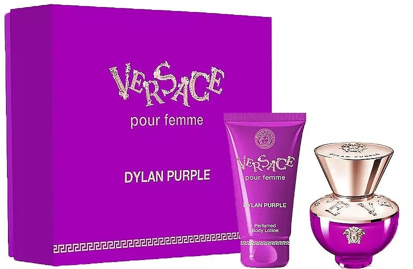 Versace Dylan Purple - Set (edp/30ml + b/lot/50ml) — photo N1