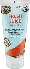 Body Balm "Baobab & Caribbean Golden Melon" - Fresh Juice Superfood Baobab & Caribbean Gold Melon — photo N1