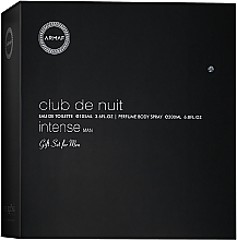 Armaf Club De Nuit Intense Man - Set (edt/105ml + deo/spray/200ml) — photo N1