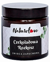 Chocolate Delight Scented Candle - Naturolove — photo N1