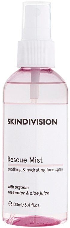 Face Spray - SkinDivision Face Rescue Mist — photo N1