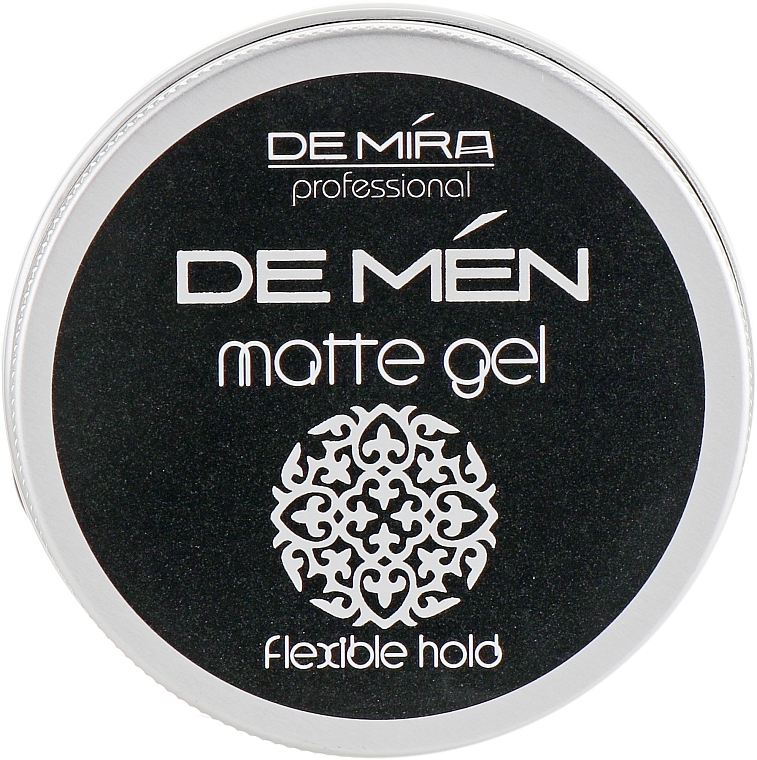 Matte Hair Styling Gel - DeMira Professional DeMen Matte Gel — photo N1