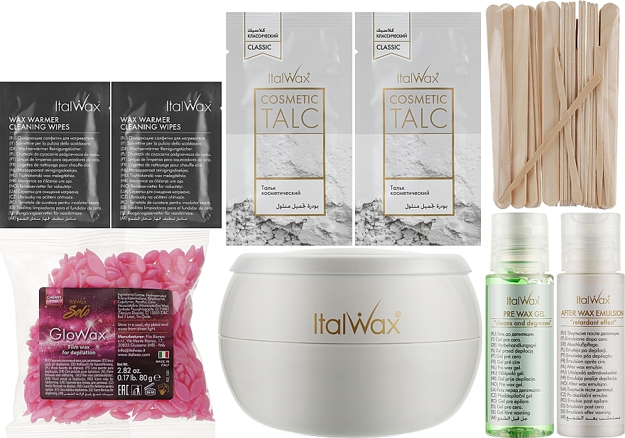 Face Depilation Set, 8 products - ItalWax Glow Wax Kit — photo N1