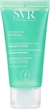 Fragrances, Perfumes, Cosmetics Deodorizing Shower Face & Hair Gel - SVR Spirial Deo-Douche Deodorizing Cleansing Gel (mini size)