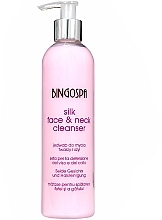 Fragrances, Perfumes, Cosmetics Wash Milk with Silk Proteins - BingoSpa Silk Face&Neck Cleanser