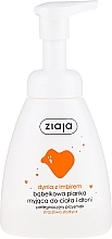 Fragrances, Perfumes, Cosmetics Hand & Body Foaming Wash "Pumpkin with Ginger" - Ziaja