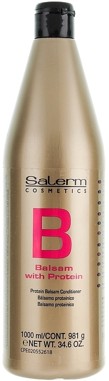 Protein Hair Balm - Salerm Linea Oro Proteinico Balsamo — photo N1