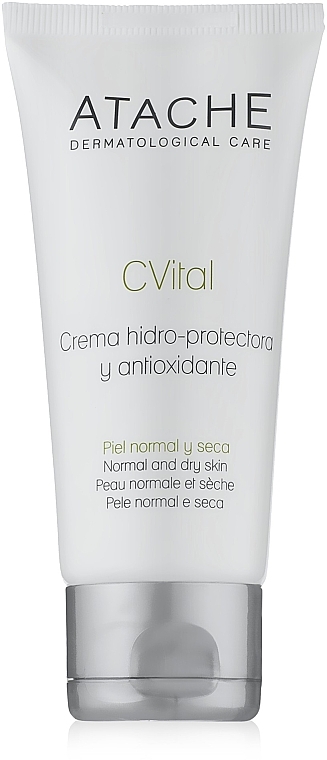 Hydroprotective & Antioxidant Cream for Normal & Combination Skin - Atache C Vital Cream Normal & Dry Skin — photo N2