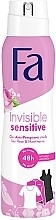 Deodorant Spray - Fa Invisible Sensitive Deodorant — photo N1