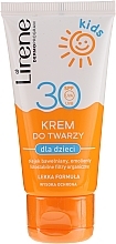 Fragrances, Perfumes, Cosmetics Sun Protection Face Cream SPF 30 - Lirene Kids Sun Protection Face Cream SPF 30