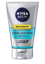 Fragrances, Perfumes, Cosmetics Refreshing Cleansing Gel - NIVEA Men Skin Energy Fasial Cleancer Q10