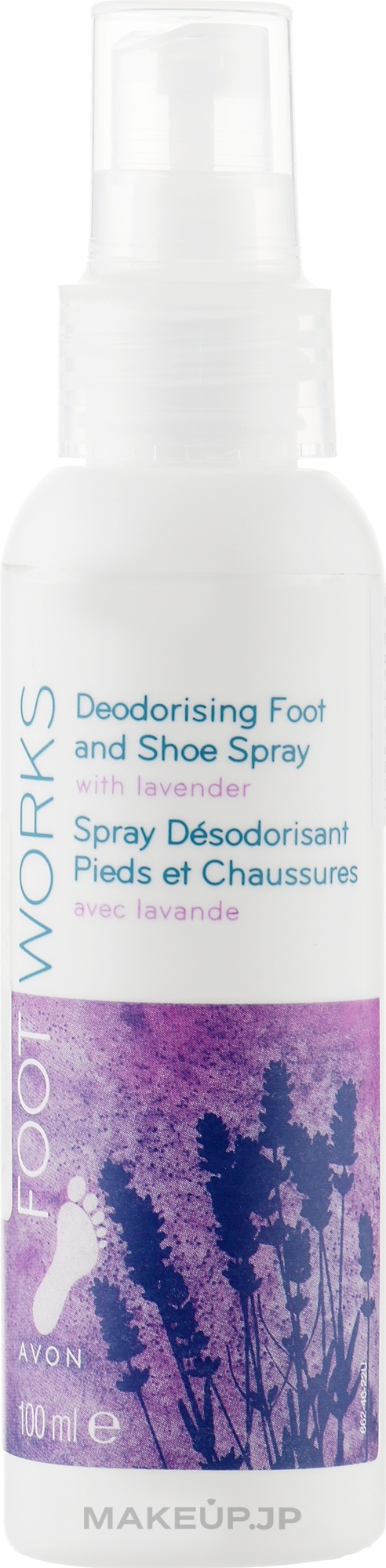 Refreshing & Deodorant Foot Spray "Lavender" - Avon — photo 100 ml