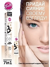 Light-Reflecting Concealer - Bell BB Cream Lightening 7in1 Eye Concealer — photo N2