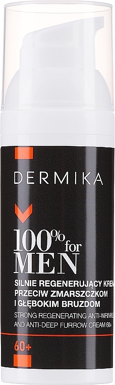 Anti-Wrinkle And Anti-Deep Furrow Cream 60+ - Dermika Strong Regenerating Anti-Wrinkle And Anti-Deep Furrow Cream 60+ — photo N1