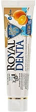 Fragrances, Perfumes, Cosmetics Gold & Unshiu Toothpaste - Royal Denta Jeju Orange And Gold Technology Toothpaste