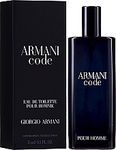 GIFT! Giorgio Armani Code - Eau de Toilette (mini size) — photo N1