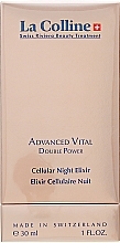 Fragrances, Perfumes, Cosmetics Double Action Night Elixir - La Colline Cellular Advanced Vital Cellular Night Elixir