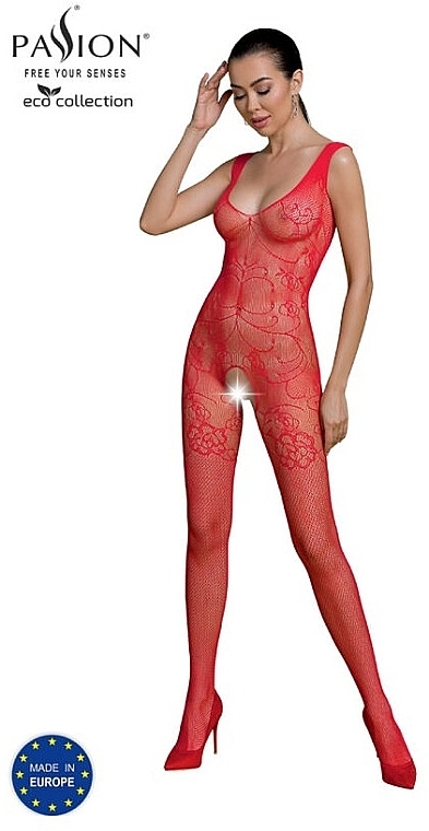 Erotic Bodystocking, ECO, BS012, red - Passione — photo N1
