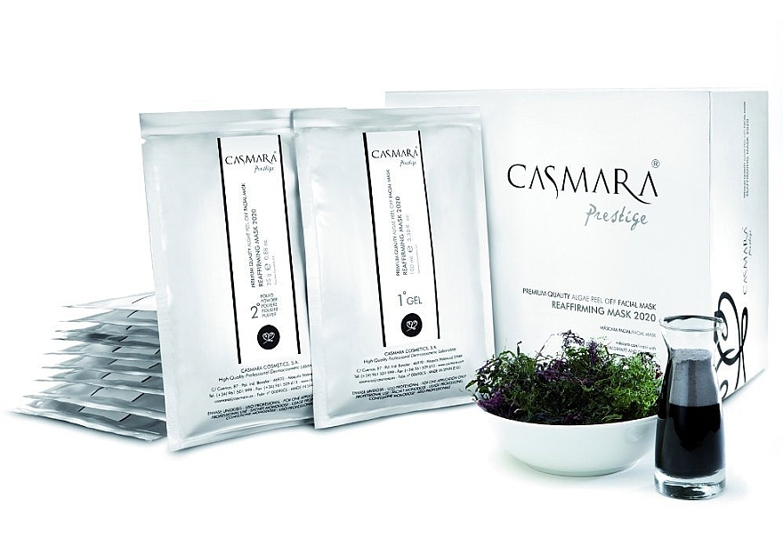 Absorbent Black Face Mask - Casmara Reaffirming Black Mask 2020 Detoxifying — photo N1