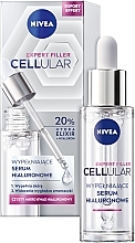 Fragrances, Perfumes, Cosmetics Face Serum - NIVEA Cellular Expert Filler Replumping Hyaluronic Acid Serum