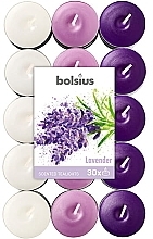 Fragrances, Perfumes, Cosmetics Lavender Tealights - Bolsius Scented True Glow Lavender