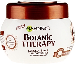 Fragrances, Perfumes, Cosmetics Hair Mask "Coconut Milk & Maccadamia Oil" - Garnier Botanic Therapy 