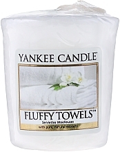 Scented Candle - Yankee Candle Scented Votive Fluffy Towels — photo N1
