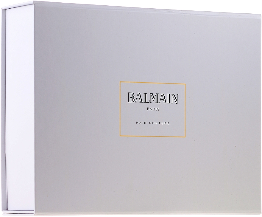 Set - Balmain Paris Silver Revitalizing Care Set (Mask/200 ml + H/Couture/300 ml + Shampoo/300 ml + Brush) — photo N2