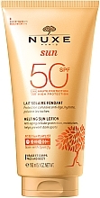 Fragrances, Perfumes, Cosmetics Face & Body Sun Lotion - Nuxe Sun Delicious Lotion Face & Body SPF50