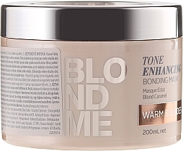 Bonding Mask for Warm Blonde Shades - Schwarzkopf Professional Blondme Tone Enhancing Bonding Mask Warm Blondes — photo N1