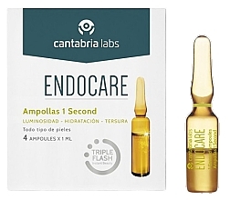 Fragrances, Perfumes, Cosmetics Instant Action Face Ampoules - Cantabria Labs Endocare Ampollas 1 Second Triple Flash