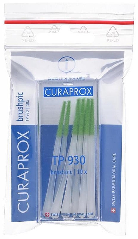 Dental Toothpick TP 930, green - Curaprox Brushpick — photo N2