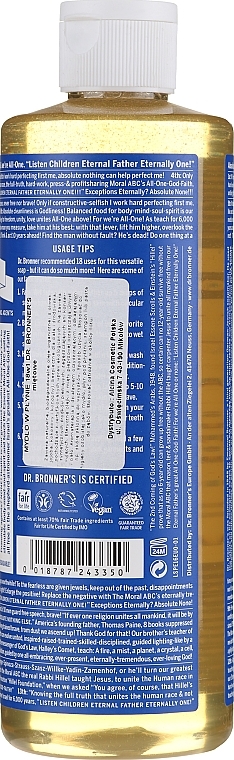 Liquid Soap "Mint" - Dr. Bronner’s 18-in-1 Pure Castile Soap Peppermint — photo N6